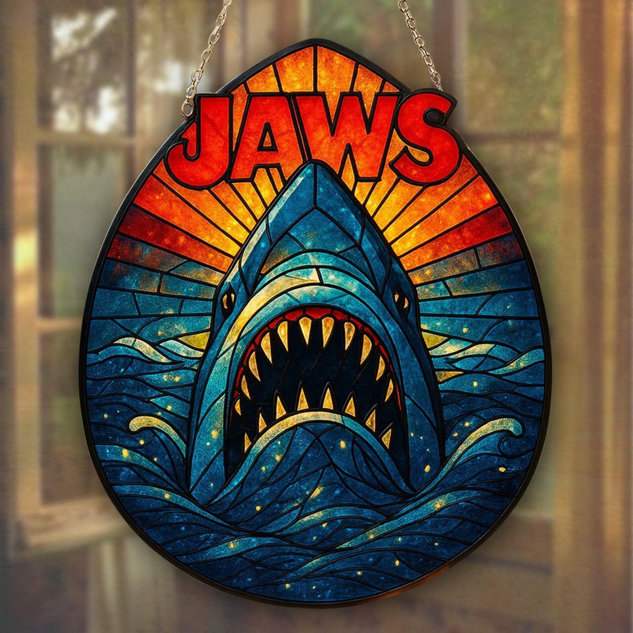 JAWS Sun Catcher Home Decor